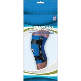 Hinged Knee Brace Sport-Aid Small Pull-On / D-Ring / Hook and Loop Strap Closure 13 to 14 Inch Knee Circumference 12-1/2 Inch Length Left or Right Knee