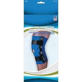 Hinged Knee Brace Sport-Aid Medium Pull-On / D-Ring / Hook and Loop Strap Closure 14 to 15 Inch Knee Circumference 12-1/2 Inch Length Left or Right Knee