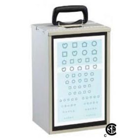 Illuminated Eye Test Cabinet Insta-Line Quantum Table / Wall Mount Translucent Plastic