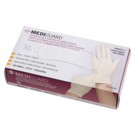 For California Only, MediGuard Powder-Free Stretch Vinyl Exam Gloves, Size XL