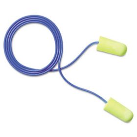 EARsoft Yellow Neon Soft Foam Earplugs Corded Regular Size
