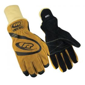 Gloves utility structural leather / kevlar x-small yellow / black ea