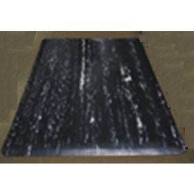 Anti-Fatigue Floor Mat Health Care Logistics 2 X 3 Foot Black Vinyl / Nitrile Infused Sponge