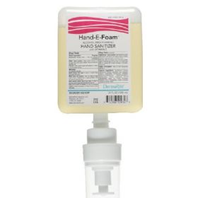 Alcohol-Free Hand Sanitizer Hand-E-Foam 1,000 mL Benzethonium Chloride Foaming Dispenser Refill Bottle