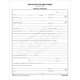 Application For Employment 704R
