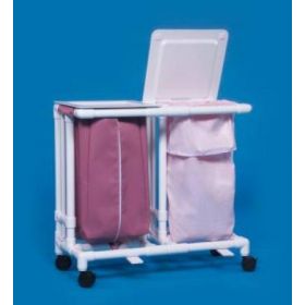 Double Hamper with Bags Classic 4 Casters 39 gal. 705050