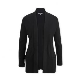 Women's Shawl-Collar Cardigan, Black, Size 2XL
