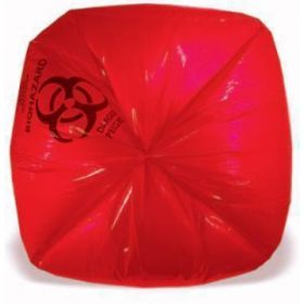 Biohazard Waste Bag 40 - 45 gal. Red HDPE 40 X 48 Inch