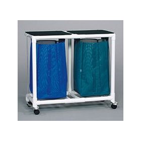 Double Hamper with Bags Standard 4 Casters 39 gal. 709378