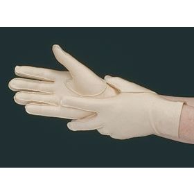 Compression Glove Gentle Compression Full Finger Large Wrist Length Left Hand Lycra  / Spandex