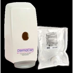Alcohol-Free Hand Sanitizer DermaCen 1,000 mL BZK (Benzalkonium Chloride) Foaming Dispenser Refill Bag