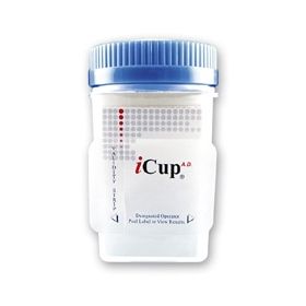 Drugs of Abuse Test iCup A.D. 5-Drug Panel with Adulterants COC, mAMP/MET, OPI, PCP, THC (OX, pH, SG) Urine Sample 25 Tests