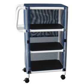 Linen Cart 3 Shelves, 12 Inch Spacing 25 X 20 Inch