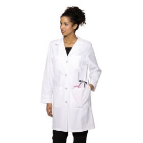 Lab Coat White Size 12 Knee Length Reusable 729182