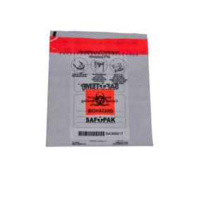 Saf-T-Pak Inner Leak Proof Bag 8-1/2 X 10-1/2 Inch, Biohazard Symbol