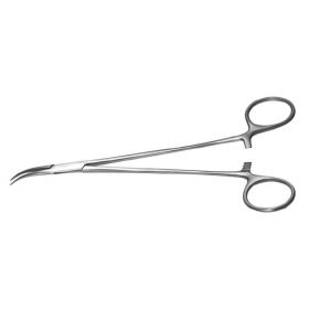 Hemostatic Forceps Padgett Mosquito 5 Inch Length Surgical Grade Stainless Steel NonSterile Ratchet Lock Finger Ring Handle Curved
