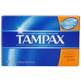 Tampon Tampax Super Plus Super Absorbency Cardboard Applicator Individually Wrapped
