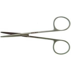 Dissecting Scissors BR Surgical Metzenbaum 5 Inch Length Surgical Grade Stainless Steel NonSterile Finger Ring Handle Curved Blunt Tip / Blunt Tip