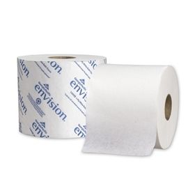 Toilet Tissue envision White 2-Ply Standard Size Cored Roll 1000 Sheets 3-9/10 X 4 Inch