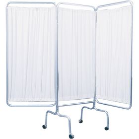 3 Panel Privacy Screen w/Casters Drive