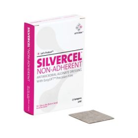 Silver Alginate Dressing Silvercel 2 X 2 Inch Square Sterile