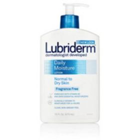Hand and Body Moisturizer Lubriderm 3 oz. Pump Bottle Scented Lotion
