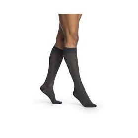 SIGVARIS 752C Womens Midsheer Calf High Socks-Large Short-Nightshade