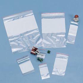 Easy-Write Reclosable Bags, Single-Track, 9 x 12
