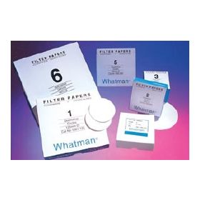 Whatman Filter Paper 185 mm dia., 4 Grade, 210 m Thickness, Medium Porosity, Fast Flow Rate, 20 to 25 m Pore Size, Coarse Particles and Gelatinous Precipitates Particle Retention, Circle Format, Smooth Surface