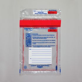 Void Security Transport Bags, 9 x 12, Clear