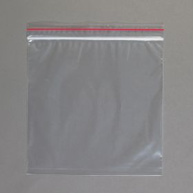 Premium Red Line  Reclosable Bags, Single-Track, 8 x 8