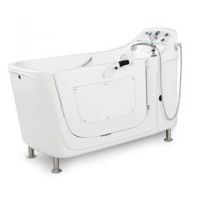 Side Entry Whirlpool Tub with Seat Lift TheraPure White