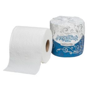 Toilet Tissue Angel Soft Ultra Professional Series White 2-Ply Standard Size Cored Roll 450 Sheets 4 X 4-1/20 Inch