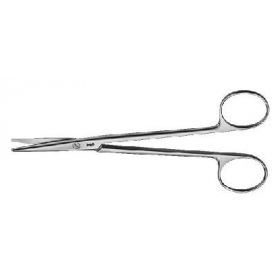 Dissecting Scissors Aesculap Metzenbaum 5-3/4 Inch Length Surgical Grade Stainless Steel NonSterile Finger Ring Handle Curved Blades Blunt Tip / Blunt Tip