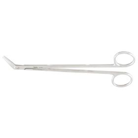 Vascular Scissors Miltex Potts-Smith 7-1/4 Inch Length OR Grade German Stainless Steel NonSterile Finger Ring Handle 60 Angled Sharp Tip / Sharp Tip