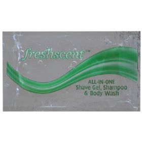 Shampoo and Body Wash Freshscent 0.34 oz. Individual Packet Fruit Scent