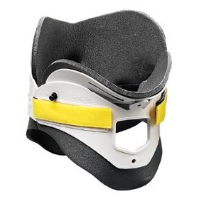 Rigid Cervical Collar NecLoc Preformed Adult Small Two-Piece / Trachea Opening