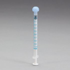 ExactaMed™ Oral Dispensers w/ Tip Caps, 1mL - Clear