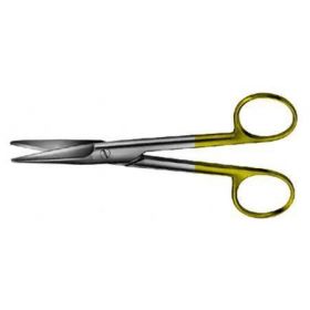 Dissecting Scissors DuroTip Mayo 6-3/4 Inch Length Surgical Grade Stainless Steel / Tungsten Carbide NonSterile Finger Ring Handle Straight Beveled Blades Blunt Tip / Blunt Tip