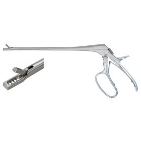 Biopsy Forceps Miltex Tischler-Kevorkian 7-3/4 Inch Length OR Grade German Stainless Steel NonSterile w/Lock Pistol Grip Handle with Spring 3 X 9.5 Rectangular Bite with Single Tooth on Lower Jaw