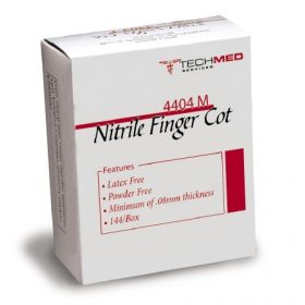 Finger Cot X-Large 2-1/2 Inch Powder Free Nitrile NonSterile