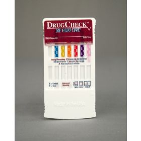 Drugs of Abuse Test DrugCheck Dip Drug Test 6-Drug Panel AMP, BZO, COC, MTD, OPI, OXY Urine Sample 25 Tests