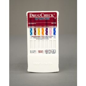 Drugs of Abuse Test DrugCheck Dip Drug Test 7-Drug Panel AMP, BUP, BZO, COC, OPI, OXY, THC Urine Sample 25 Tests