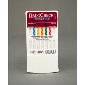 Drugs of Abuse Test DrugCheck Dip Drug Test 9-Drug Panel AMP, BZO, COC, mAMP/MET, MTD, OPI300, OXY, PPX, THC Urine Sample 25 Tests