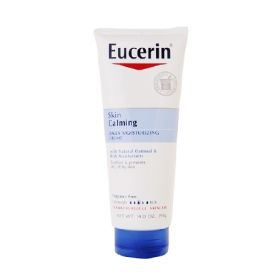 Hand and Body Moisturizer Eucerin Skin Calming 14 oz. Tube Unscented Cream