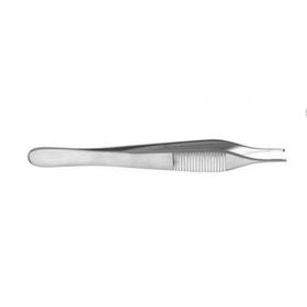 Tissue Forceps Adson-Callison 5 Inch Length 1 X 2 Teeth with Tying Platform