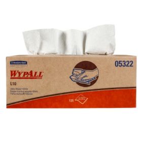 Task Wipe WypAll L10 Light Duty White NonSterile 1 Ply Tissue 10-1/4 X 12 Inch Disposable
