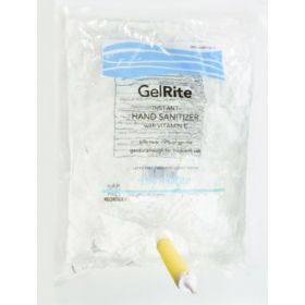 Hand Sanitizer GelRite 1,000 mL Ethyl Alcohol Gel Dispenser Refill Bag