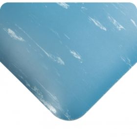 Anti-Fatigue Floor Mat Tile-Top AM SpongeCote 3 X 5 Foot Blue PVC / Anti-Microbial Nitrile Infused Sponge