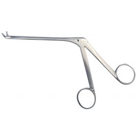 Nasal Forceps BR Surgical Weil-Blakesley 7-1/2 Inch Length Surgical Grade Stainless Steel NonSterile NonLocking Finger Ring Handle Angled Up 45 4.8 mm Wide Tips